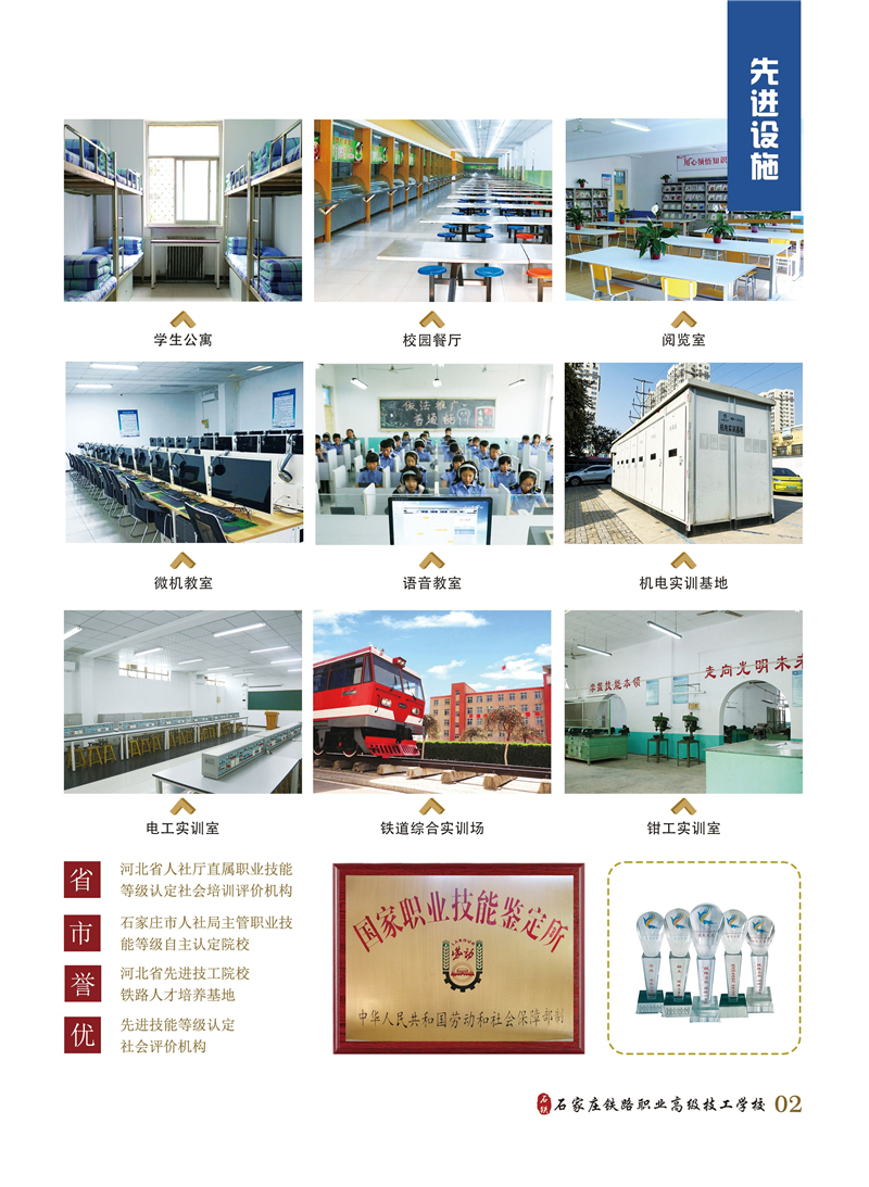 石家庄铁路职业高级技工学校校园环境